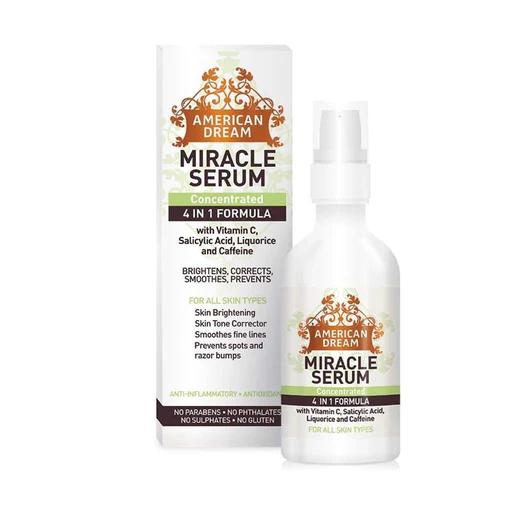 American Dream Miracle Serum, a concentrated 4-in-1 formula for skin care.
