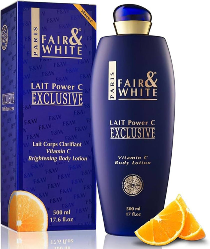 FAIR & WHITE Exclusive Body Lotion with Pure Vitamin C, 500ml / 17fl.oz