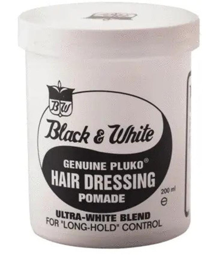 BLACK WHITE HAIR DRESSING 200ML