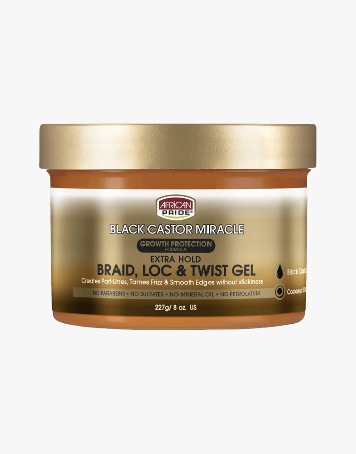 AP BLACK CASTOR M OIL LOCK TWIST GEL 8OZ