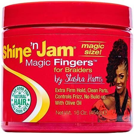 AMPRO SHINE N JAM GEL MAGIC FINGERS RED 8OZ