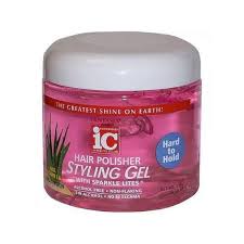 FAN IC STYLING GEL HARD HOLD PINK 16OZ