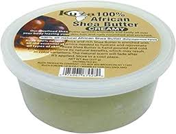 KUZA AFRICAN SHEA BUTTER CREAMY WHITE 8OZ