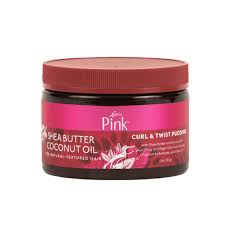 PINK SHEA & COCONUT CURL & TWIST PUDDING 11OZ