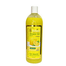B-WHITE SHOWER GEL SCRUB LEMON 970ML