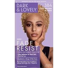 Dark and Lovely Fade Resist Hair Color in the Light Golden Blonde shade