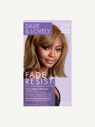 Dark & Lovely Fade Resist Permanent Haircolor in the shade 379 Golden Bronze.