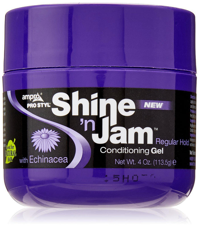 AMPRO SHINE N JAM GEL REGULAR HOLD PURPLE 4OZ